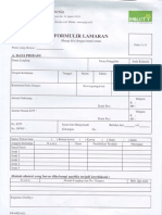 Formulir Lamaran PDF