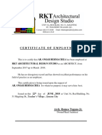 Certificate of Employment RKT