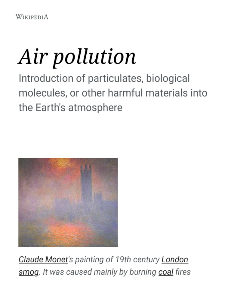 Air pollution Simple English Wikipedia, the free encyclopedia.pdf