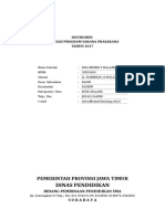 Instrumen Evaluasi Sarpras 2017