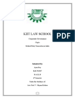 Kiit Law School: Corporate Governance