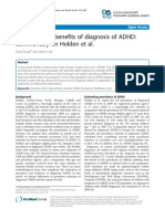 The Costs and Benefits of Diagnosis of ADHD