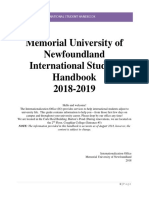 Memorial University Handbook