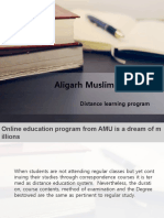 Online Education Program From AMU Is A Dream of Millions