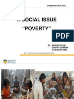 A Social Issue "Poverty": Communication Skill