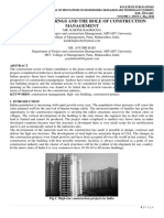High Rise Buildings and The Role of Construction Management
