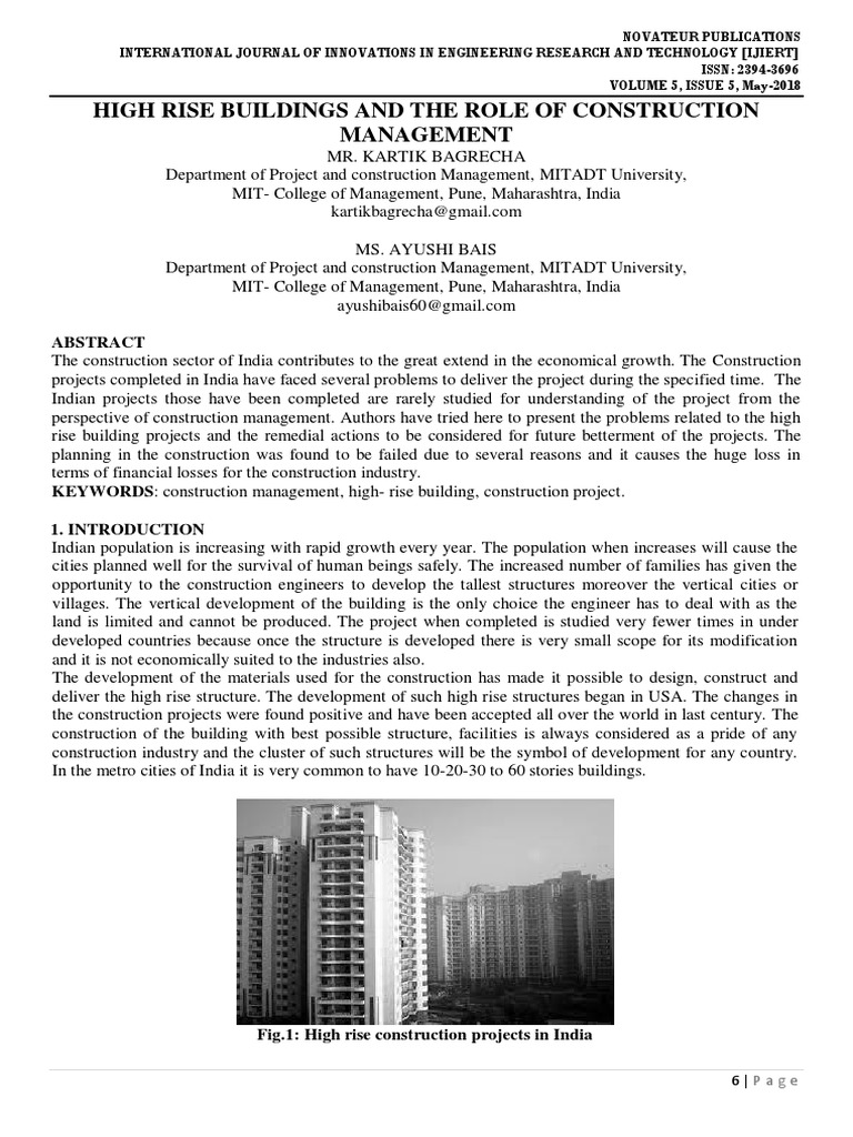 High-Rise Building Management Challenges | PDF | Design | Risk