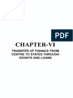 Chapter-Vi: Transfer of Finance From Centre To States Through Grants and Loans