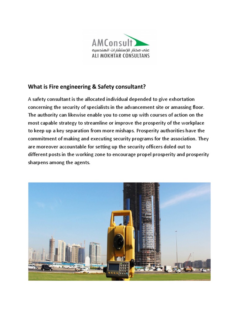 Fire Engineering | PDF | Safety | Consultant