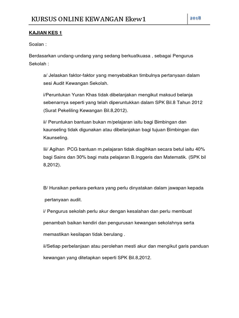 Kajian Kes 1 Pdf