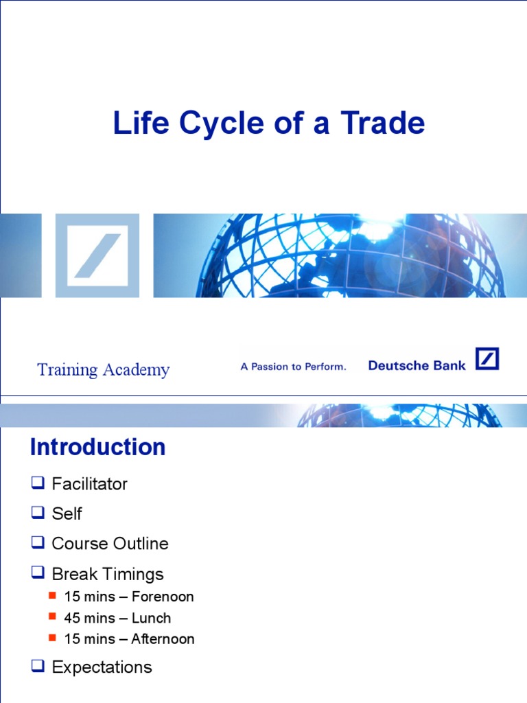 Trade Confirmation in Trade Lifecycle | PDF | Repurchase Agreement ...