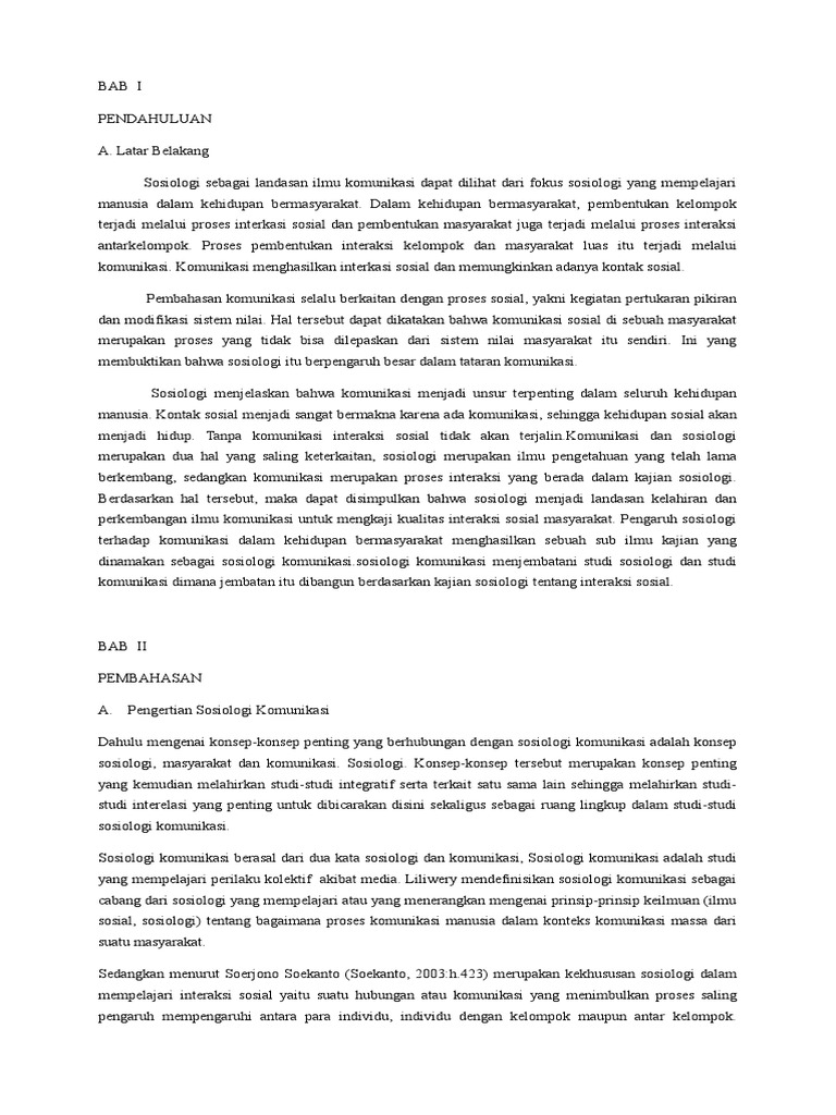 Sejarah Dan Ruang Lingkup