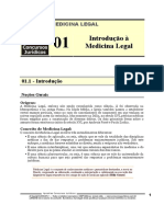 MLG 01 - Introdução à Medicina Legal