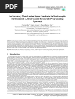 An Inventory Model under Space Constraint in Neutrosophic Environment