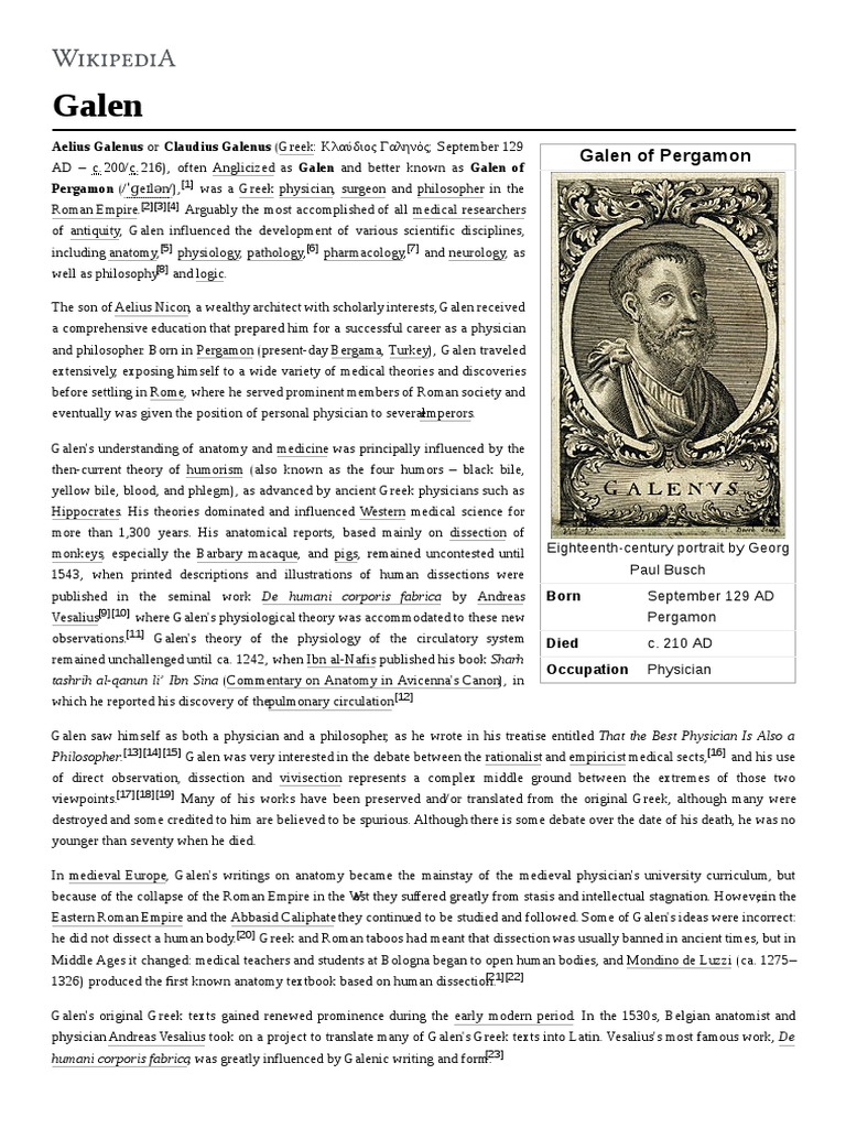 Galen PDF | PDF | Soul | Science