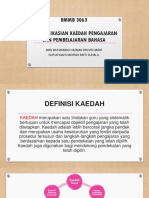 BMMB 3063 - Kaedah Pengajaran Bahasa