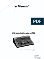 Manual Técnico Audiômetro AC33 