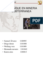 Arranque en Mineria Subterranea
