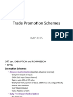 Trade Promotion Schemes