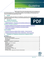 Guideline for Peripheral Intravenous Catheter (PIVC) Management