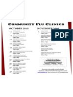 Community Flu Clinics 2010