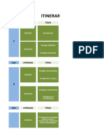 propuesta itinerario