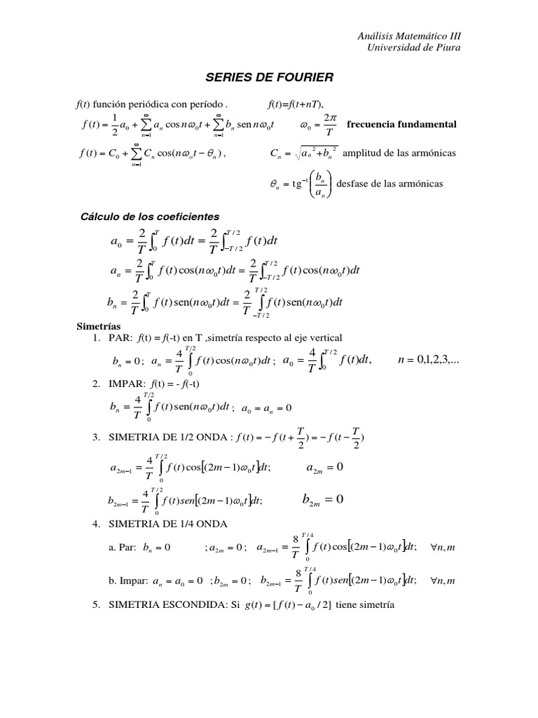 Fourier Series Analysis in Mathematics | PDF | Science & Mathematics