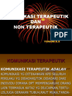 Teknik Komunikasi Terapeutik&non Terapeutik