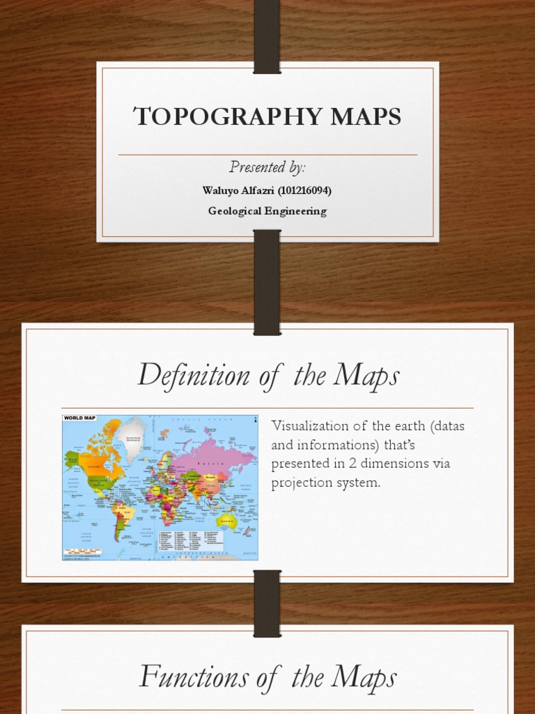 Topography Maps Pdf