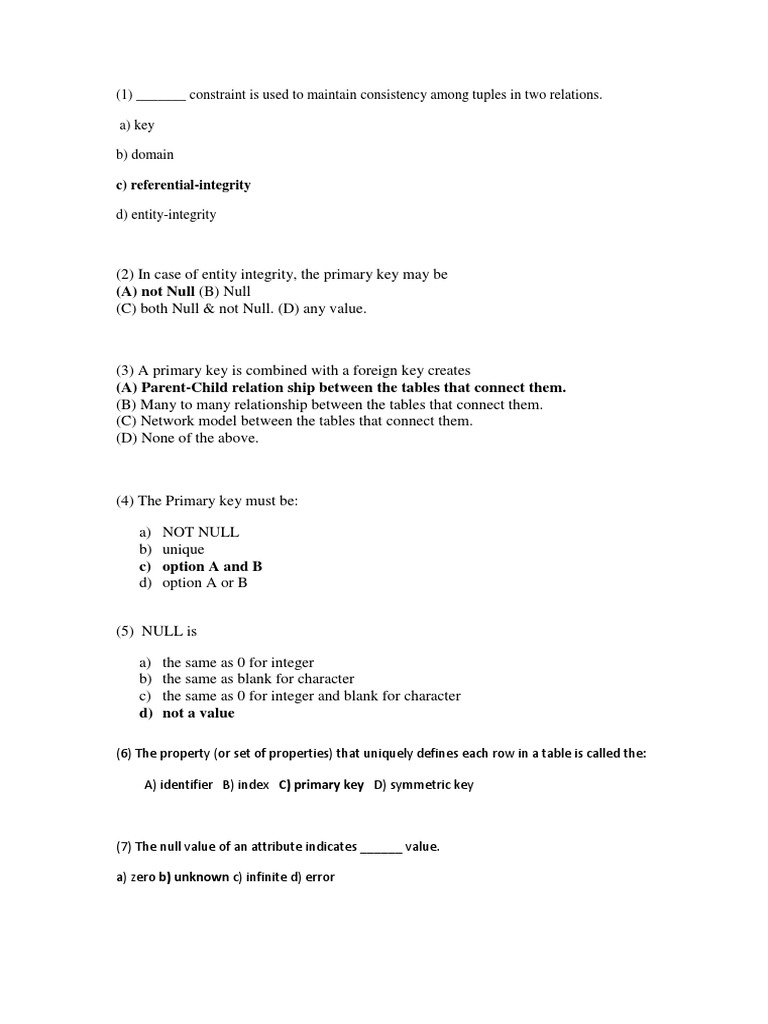 SQL Constraints and Foreign Keys Explained | PDF | Software Design ...