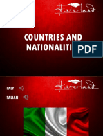 Countries and Nationalities