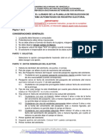 Requisitos Elecciones en Venezuela