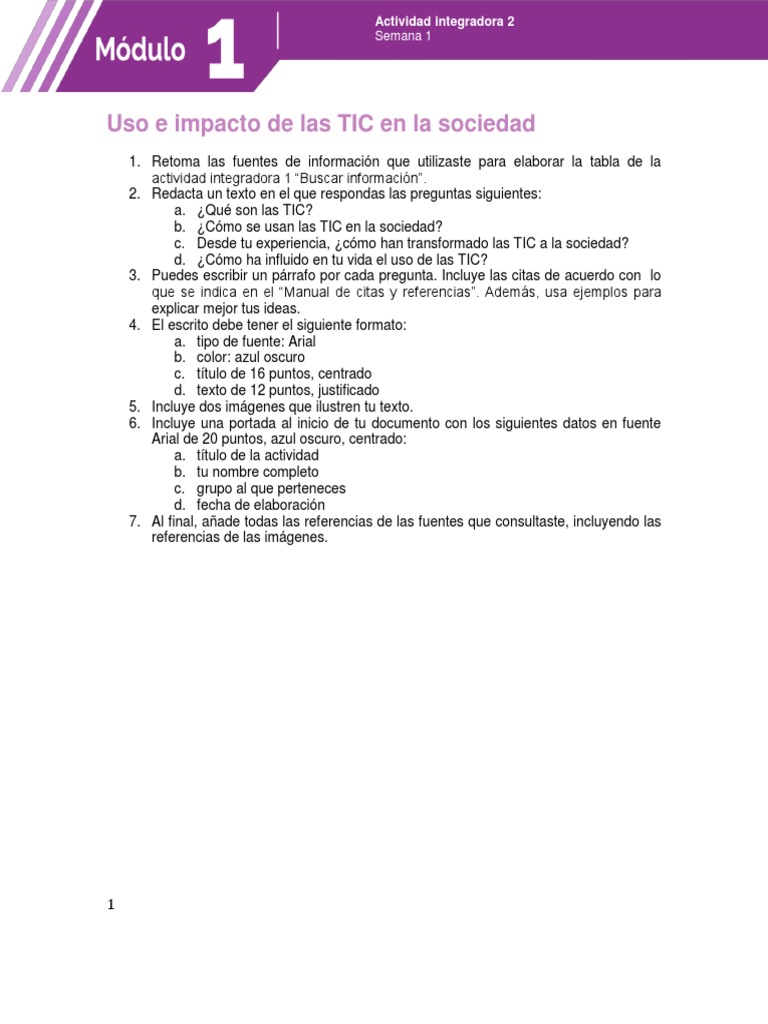 M01S1AI2 | PDF | Tecnología de información y comunicaciones | Comunicación