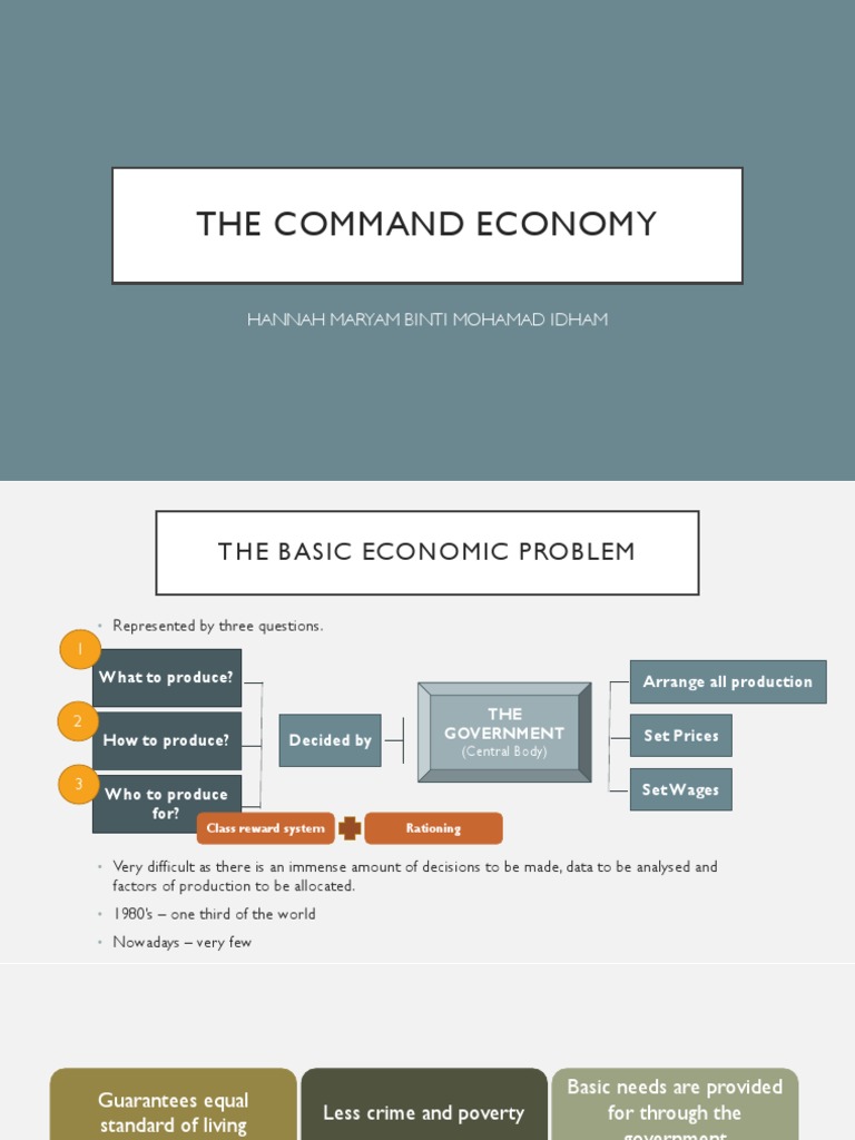 Understanding Command Economy Basics | PDF