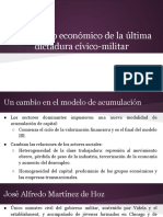 El Proyecto Económico de La Última Dictadura Cívico-Militar