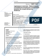 NBR 7222 - Argamassa e concreto - Determinacao da resistencia a tracao por compressao diametral de corpo.pdf