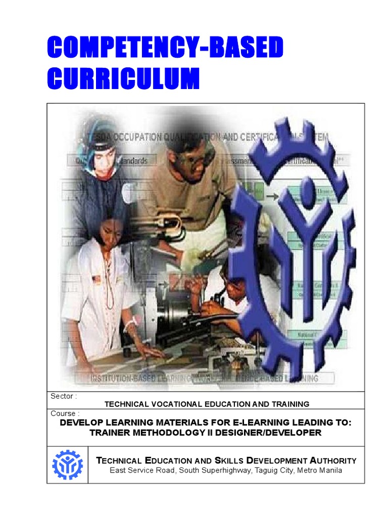 CBC-TM 2 Develop Learning Materials For E-Learning | PDF 