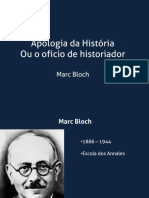 A Apologia Da História Ou Do Ofício Do Historiador