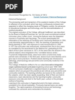UP Intarmed Program Curriculum Overview | PDF | Human Body | Medicine