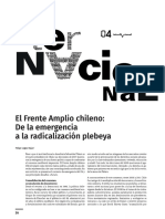 FA Chileno de La Emergencia A La Radicalizacion Plebeya - Ojo Zurdo No 5 PDF