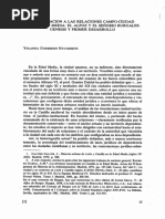 (1) Aproximacion a La Relacion Campo Ciudad... Epoca Medieval