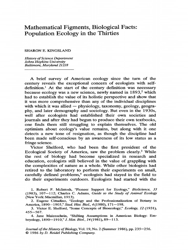 Journal of The History of Biology Volume 19 Issue 2 1986 (Doi 10.1007