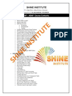 Shine Institute - Abap & - Ca