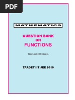 Functions Question Bank PDF