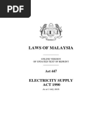 Electricity Supply Act 447 - 04.10.2016