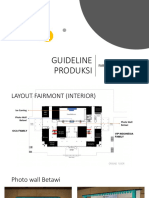 Guideline Produksi: Fairmont Jakarta