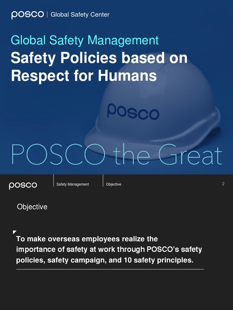 (Env Safety) 1 Global Safety Management EN PDF Safety