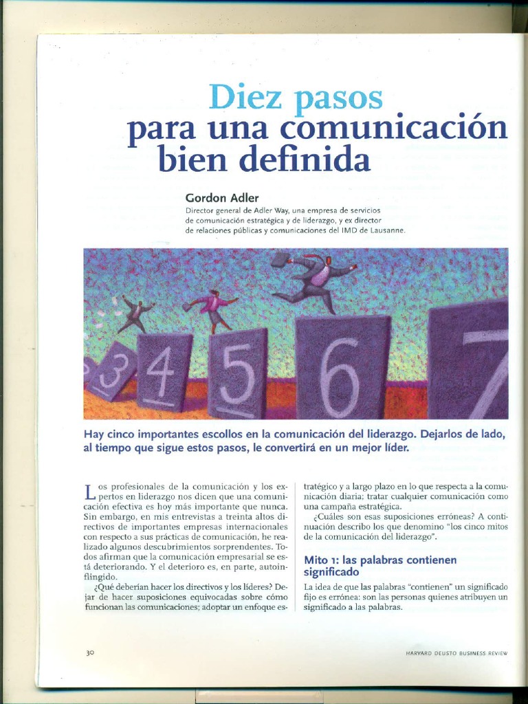 10 Pasos de Una Com Efec PDF | PDF