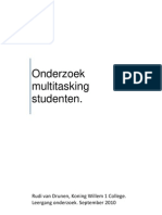 Examenopdracht Onderzoek Over Multitasking Rudi Van Drunen