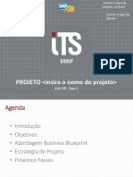 XXX - CLIENTE - PROJETO - Kick Off Business Blueprint